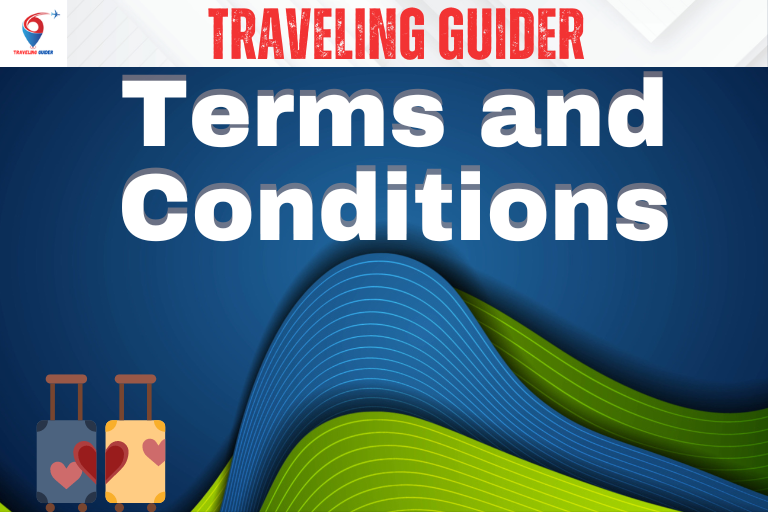 Traveling guider terms and condition