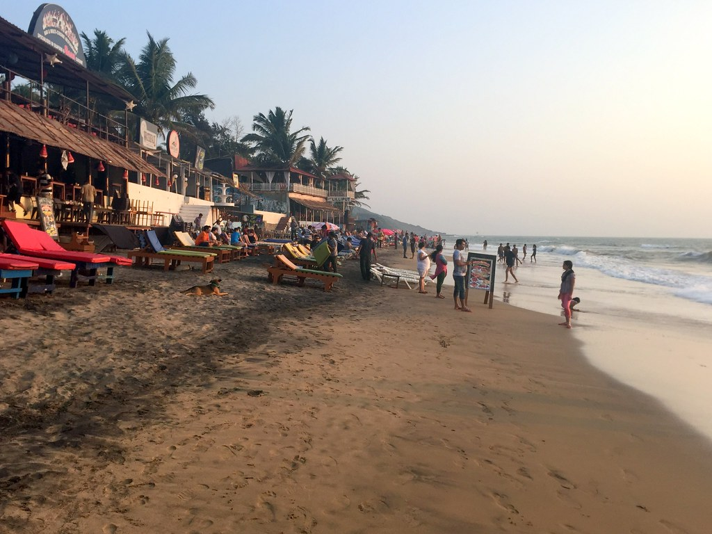 anjuna beach in goa